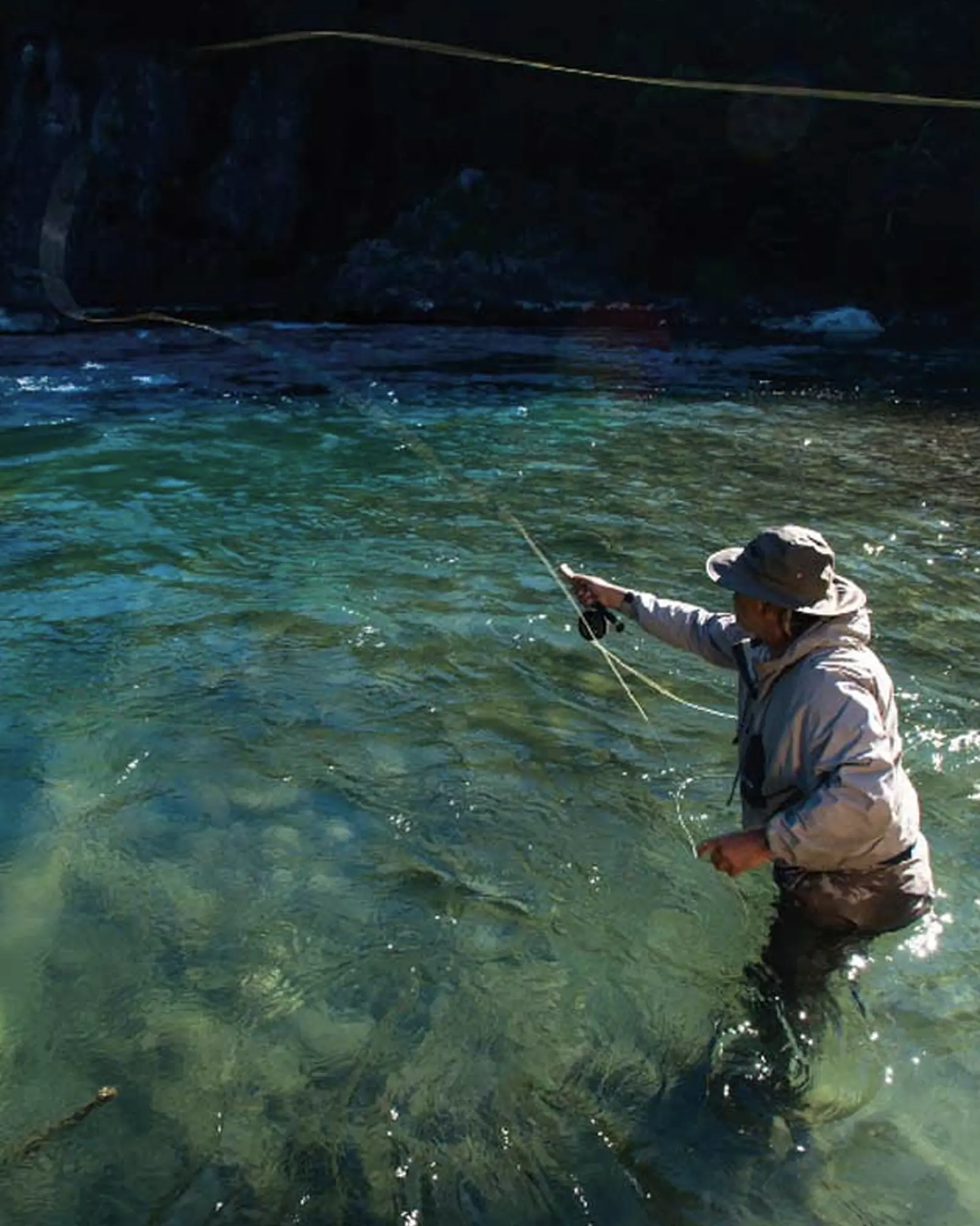 Pesca con mosca en los ríos de Futaleufú